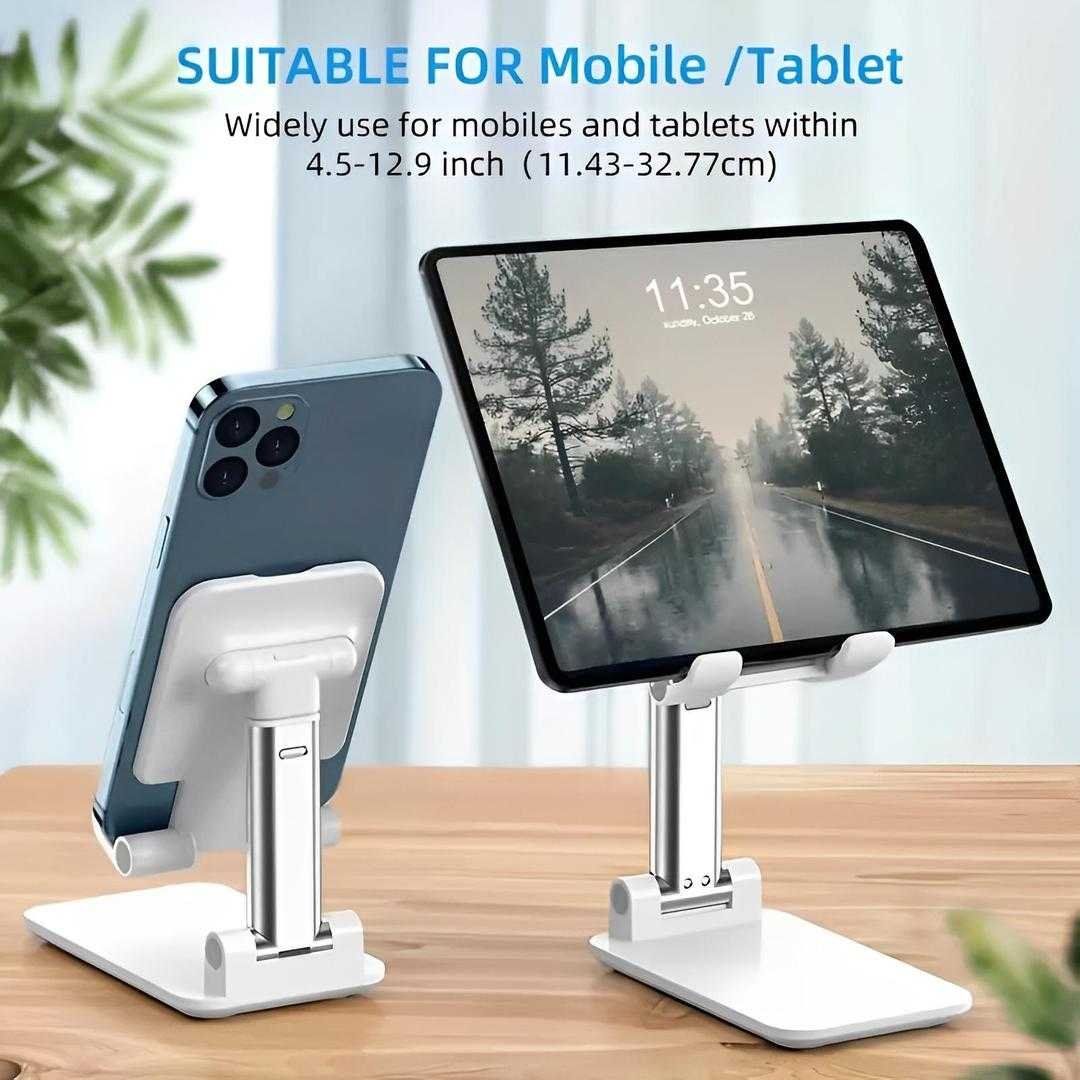 3ceb05f8f7a7c35fe7b3c7287d70148c Foldable Mobile Phone & Tablet Stand Holder - Image 1