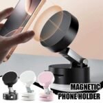 Double-Sided Vacuum Magnetic Phone Holder – Adjustable Foldable Rotating Suction Mount - Image 2