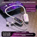Mf Model YG17 Wireless Neckband Earphones With LED Display Portable Audio Headset - Image 4