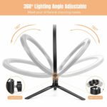 Multi Position Ring Light Dual Mobile Clip Ring Light, Live Broadcasting Bracket Fill Selfie Ring Light Phone Clamp Fill Lights Supplies Stabilizer Clip Phone Bracket - Image 5