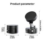 Double-Sided Vacuum Magnetic Phone Holder – Adjustable Foldable Rotating Suction Mount - Image 6