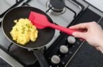 Silicone Spatula 8-Inch – Heat Resistant, Non-Stick Flexible Rubber Scraper Spoon for Kitchen Use