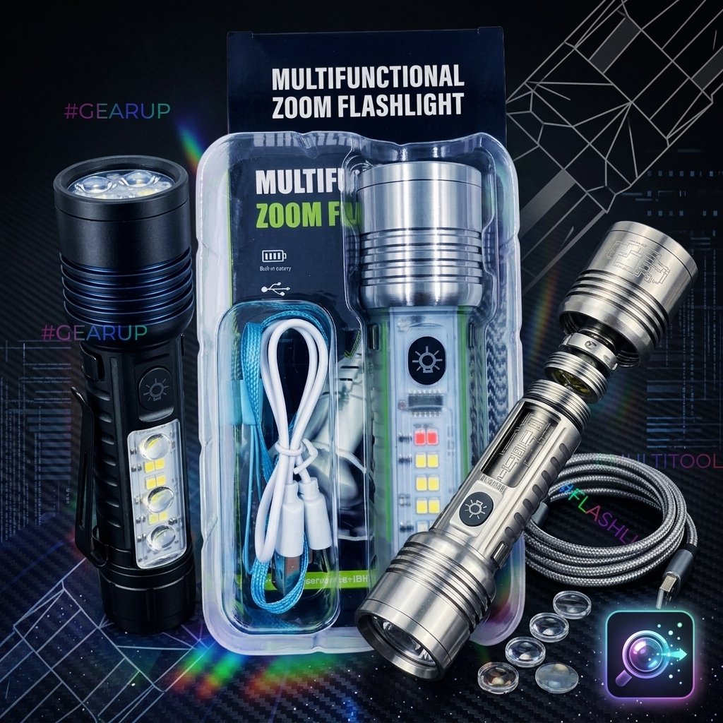 ad07f69d332397bffe686acf07c8449a Lot Imported USB Rechargeable Flashlight - Image 1