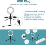 Multi Position Ring Light Dual Mobile Clip Ring Light, Live Broadcasting Bracket Fill Selfie Ring Light Phone Clamp Fill Lights Supplies Stabilizer Clip Phone Bracket - Image 4