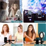 Multi Position Ring Light Dual Mobile Clip Ring Light, Live Broadcasting Bracket Fill Selfie Ring Light Phone Clamp Fill Lights Supplies Stabilizer Clip Phone Bracket - Image 8