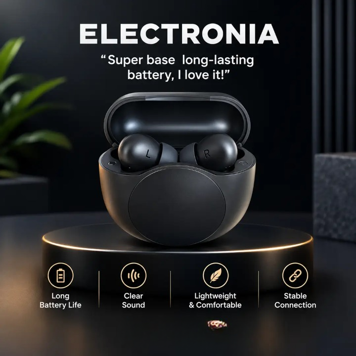 cb17d732451f4a15715e6f734f716d11 Buds Pro 10 TWS Earbuds With ANC/ENC Touch Control Wireless Audio Headset (Random Color) - Image 1
