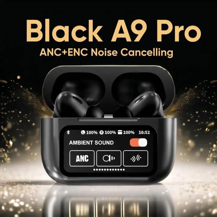 da5c60a5ca01d9ff9e906e5dc7756acd A9 Pro Wireless Bluetooth Earbuds High Quality Sound Audio Headphones - Image 1