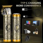 Professional 3-in-1 Men’s Grooming Kit - Gold Metal Body - Image 4