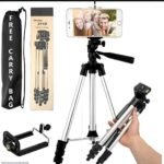 3.5ft Adjustable Tripod Stand for Mobile & Camera with Carrying Bag - Image 2