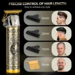 Professional 3-in-1 Men’s Grooming Kit - Gold Metal Body - Image 3