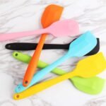 Silicone Spatula 8-Inch – Heat Resistant, Non-Stick Flexible Rubber Scraper Spoon for Kitchen Use - Image 4